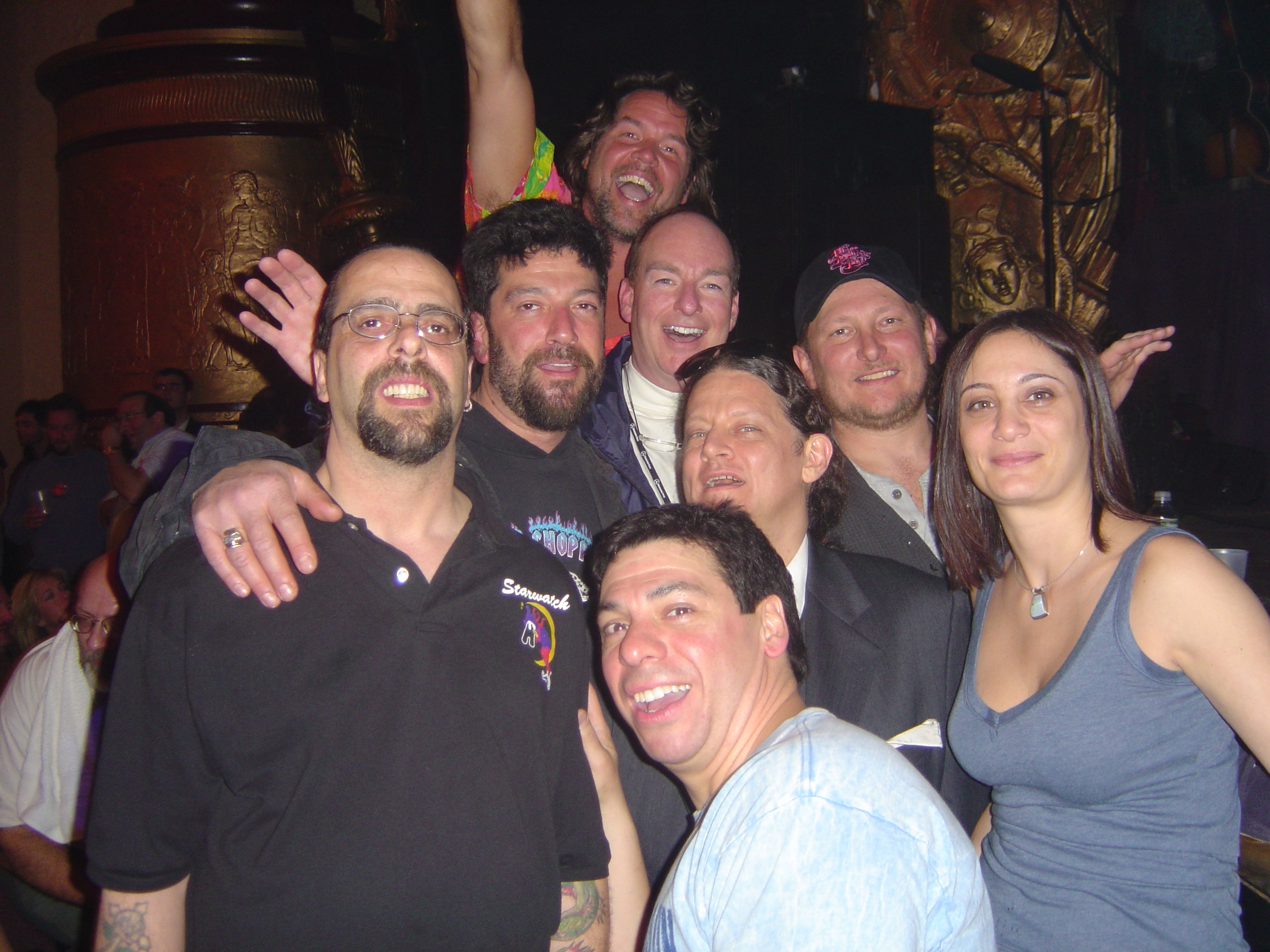 Kevin,Larry,Dave,Bob,Jeff,Cindy and Carlos.
Saturday night 3/25/06
in front of 